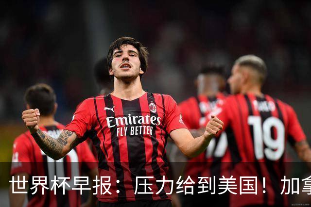世界杯早报：压力给到美国！加拿大1-1波黑 本届东道主依旧不败